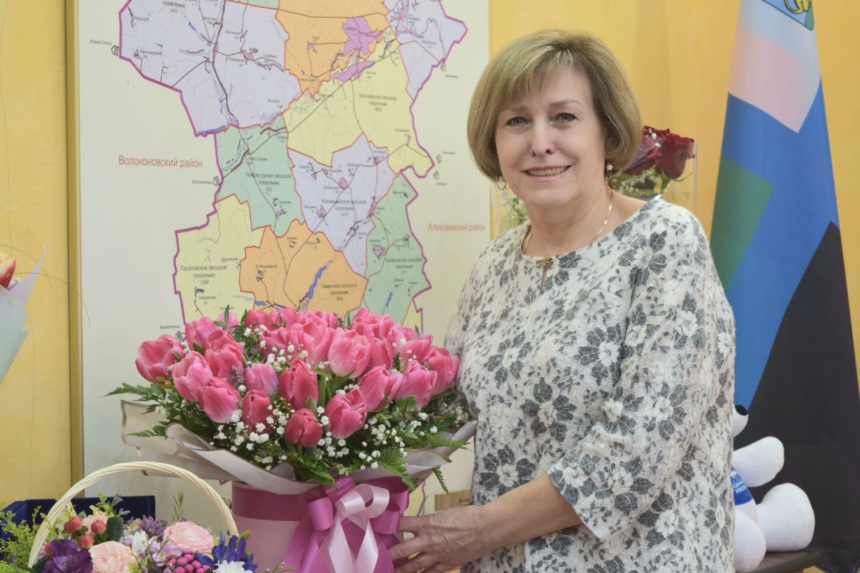 Глава администрации Красногвардейского района Анна Куташова поздравила с Международным женским днём