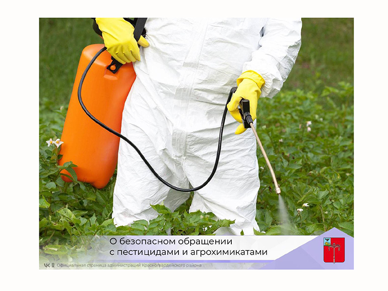 О безопасном обращении с пестицидами и агрохимикатами.