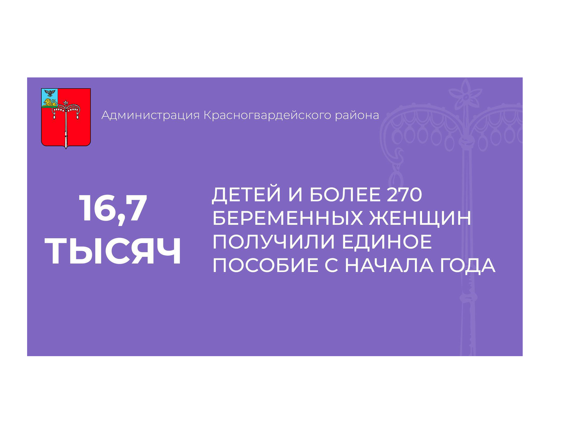 Отделение СФР по Белгородской области назначило единое пособие на 16,7 тыс. детей и более 270 беременным женщин с начала года.