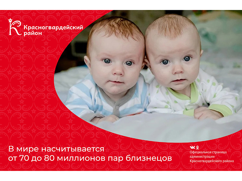 #аВыЗнали, что в мире насчитывается от 70 до 80 миллионов пар близнецов?.