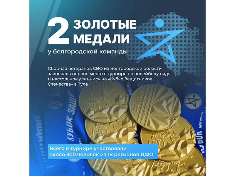 Команда Белгородской области успешно выступила на «Кубке Защитников Отечества» в Туле.