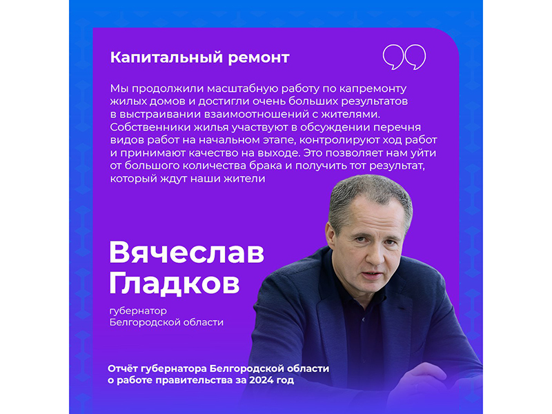 Почти 2 млрд рублей в Белгородской области направили на реализацию программы капремонта в 2024 году.