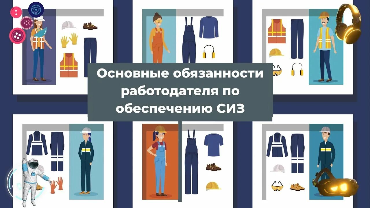 Основные обязанности работодателя по обеспечению СИЗ.