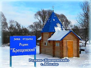 Родник &amp;quot;Крещенский&amp;quot; в селе Веселое.