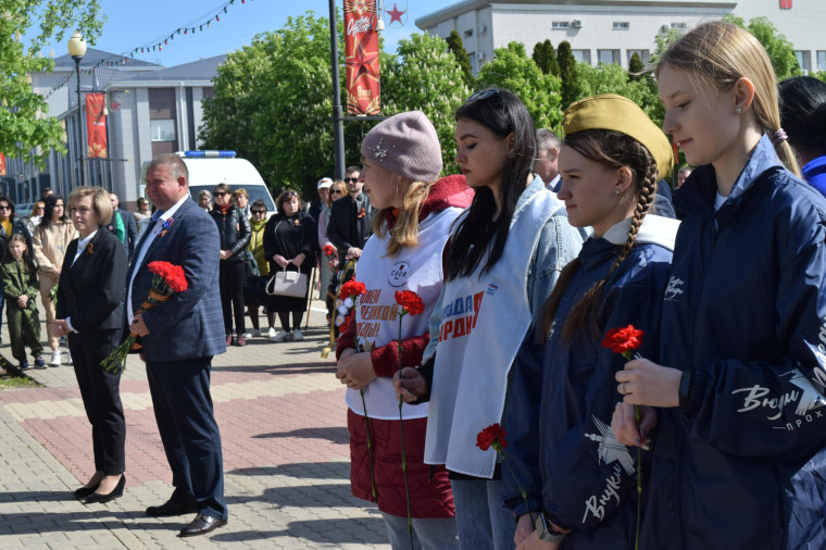 В Красногвардейском районе отметили День Победы.