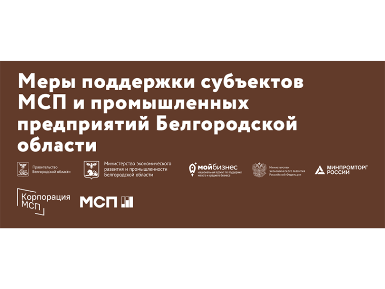 Меры поддержки самозанятыми гражданами в Белгородской области.