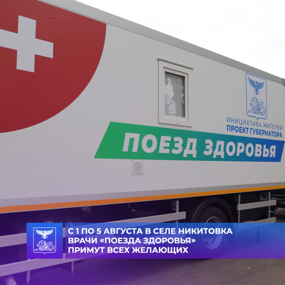 Мобильный комплекс «Поезд Здоровья». Мобильный комплекс «Поезд Здоровья».