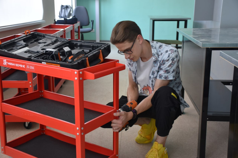 1 сентября «закипит» работа в новых мастерских Бирючанского техникум.