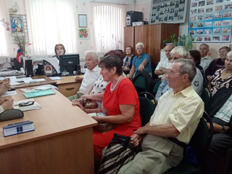 На расширенном заседании Бюро Совета ветеранов и всероссийского общества инвалидов обсудили текущие вопросы.
