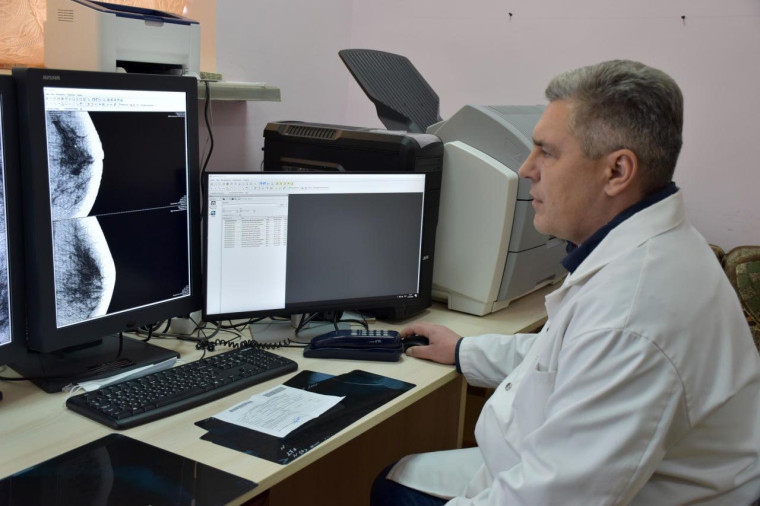 В Красногвардейской больнице можно пройти обследование цифровым маммографом.