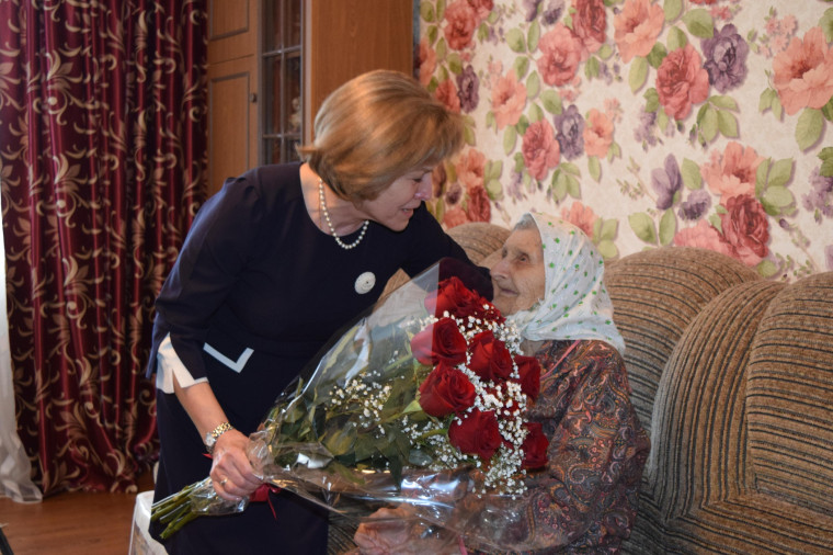 Долгожительнице Красногвардейского района исполнилось 105 лет.