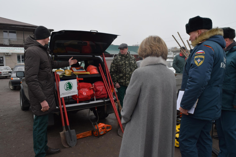 Комиссия проверила готовность Красногвардейского района к пожароопасному сезону и паводкоопасному периоду.