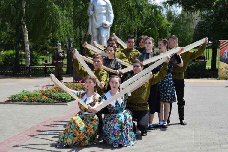 Команда Красногвардейского района посетила Алексеевку в рамках культурно-спортивной эстафеты.