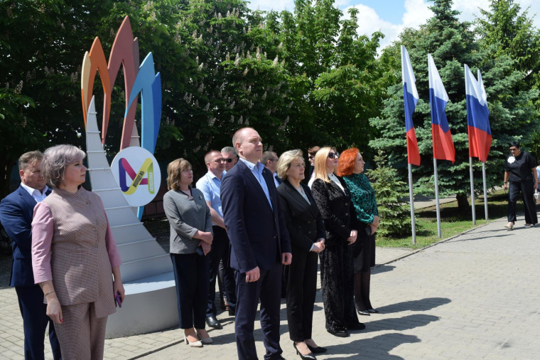 Команда Красногвардейского района посетила Алексеевку в рамках культурно-спортивной эстафеты.