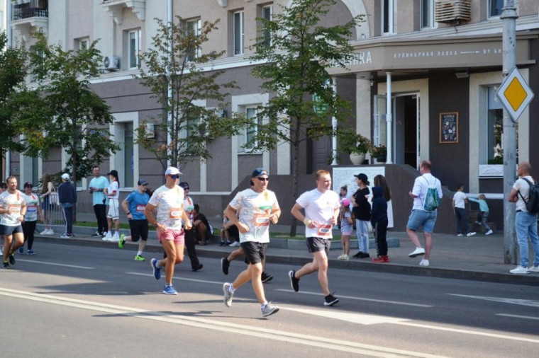 Красногвардейские спортсмены приняли участие в «Белгородском полумарафоне».