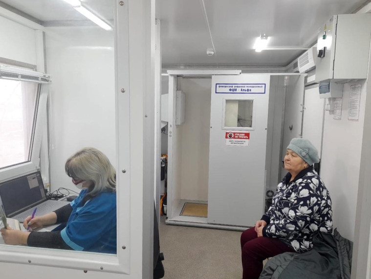 148 красногвардейцев проверили своё здоровье в специализированном поезде.