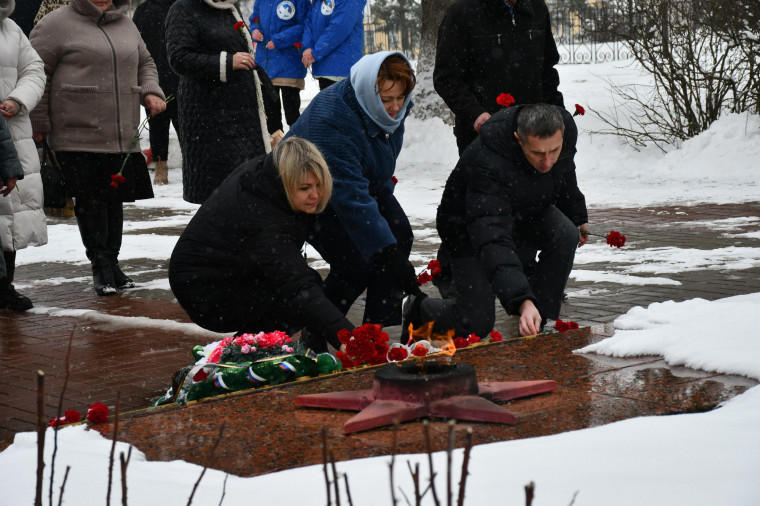 В Красногвардейском районе прошли мероприятия, посвящённые Дню защитника Отечества.