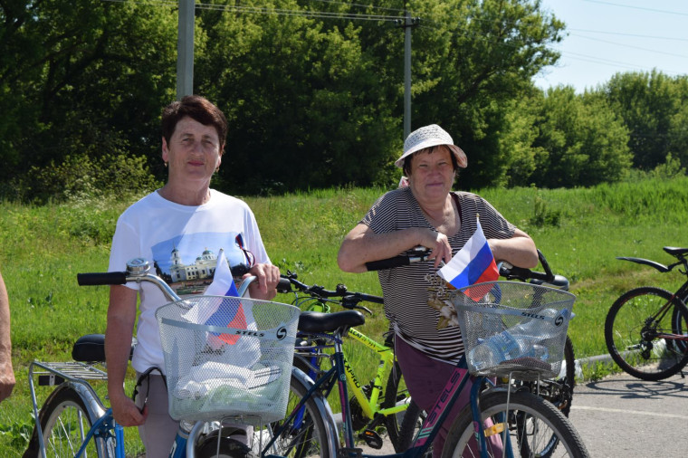 Велопробег, посвящённый Дню России.